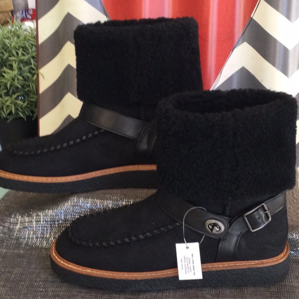 Coach NWT Reduced 8B Moto Sherling woman’s boots